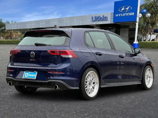 Atlantic Blue Metallic 2023 Volkswagen Golf GTI 1.4T TSI