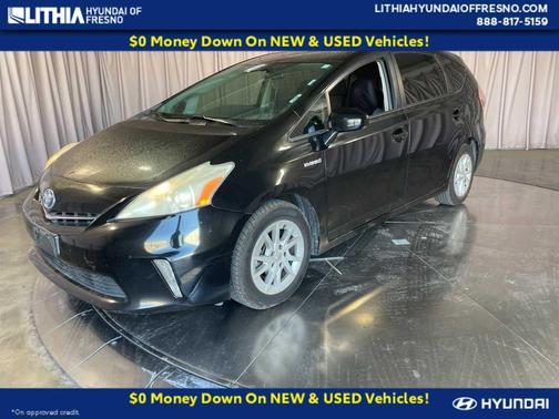 Black 2012 Toyota Prius v Three