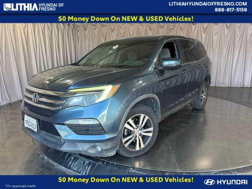 Blue 2017 Honda Pilot EX