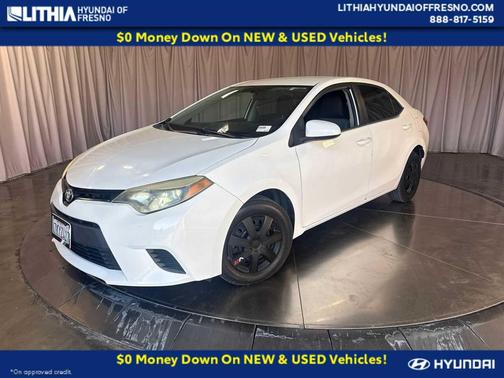Super White 2015 Toyota Corolla L