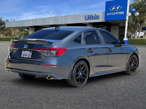 Meteorite Gray Metallic 2024 Honda Civic Sport