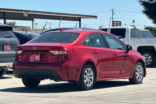 Barcelona Red Metallic 2021 Toyota Corolla LE