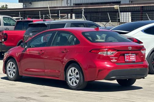 Barcelona Red Metallic 2021 Toyota Corolla LE