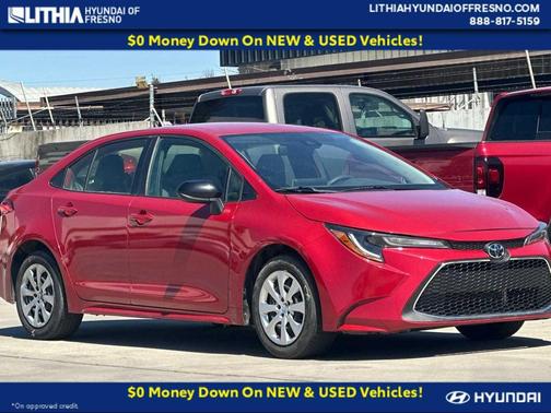 Barcelona Red Metallic 2021 Toyota Corolla LE