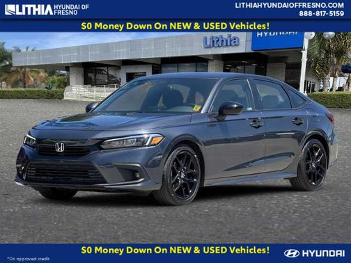 Gray 2025 Honda Civic Sport