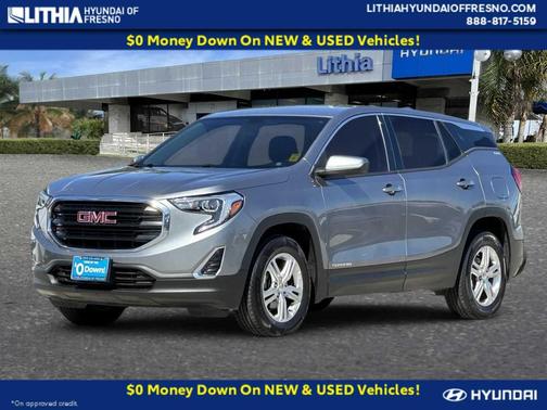 Satin Steel Metallic 2019 GMC Terrain SLE