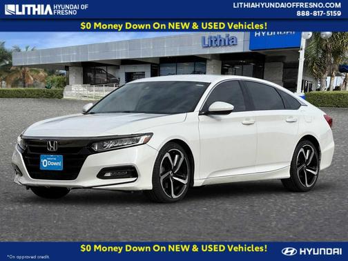 Platinum White Pearl 2019 Honda Accord Sport