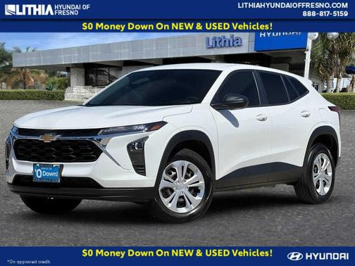 Summit White 2024 Chevrolet Trax LS