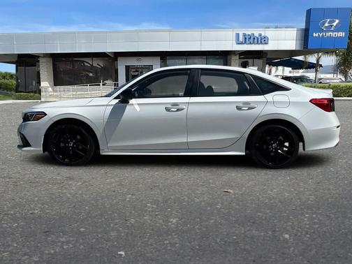 Platinum White Pearl 2024 Honda Civic Sport