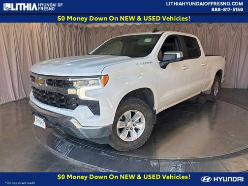 Summit White 2023 Chevrolet Silverado 1500 LT