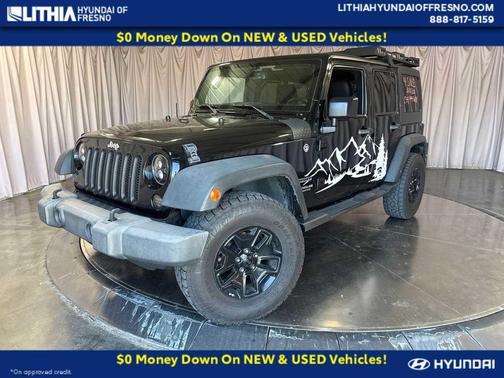 Black Clearcoat 2015 Jeep Wrangler Unlimited Sport