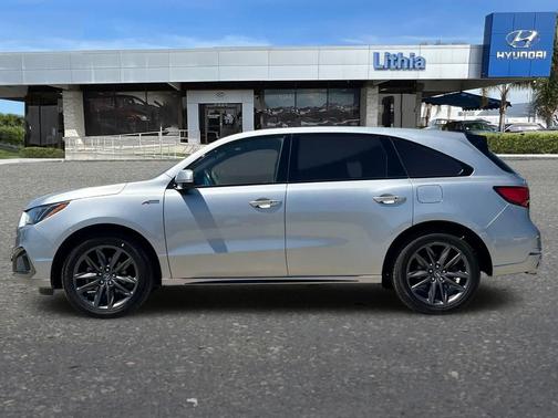 Lunar Silver Metallic 2019 Acura MDX 3.5L Technology & A-Spec Pkgs