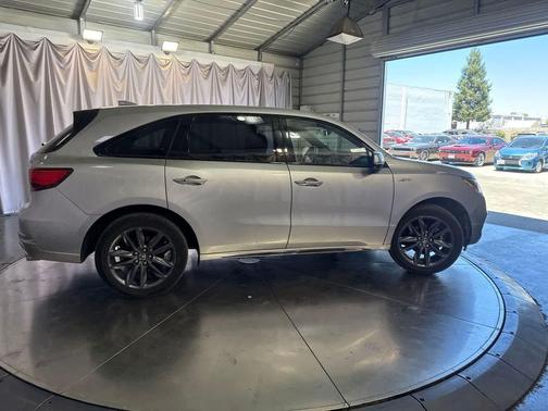 Lunar Silver Metallic 2019 Acura MDX 3.5L Technology & A-Spec Pkgs