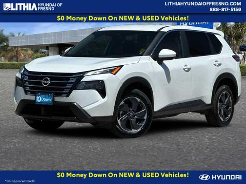 Everest White Pearl 2024 Nissan Rogue SV