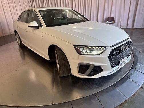 White 2024 Audi A4 45 S line Premium Plus