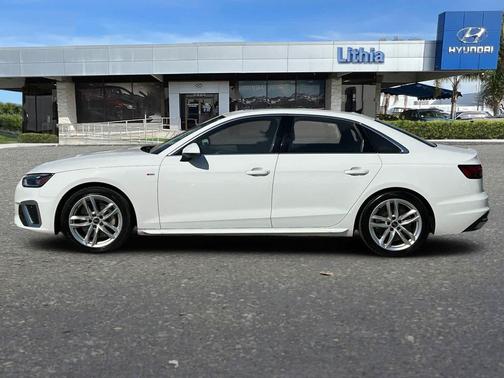 White 2024 Audi A4 45 S line Premium Plus