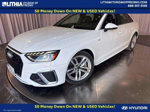 White 2024 Audi A4 45 S line Premium Plus