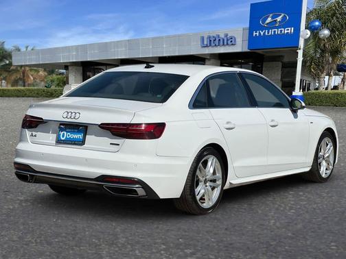 White 2024 Audi A4 45 S line Premium Plus