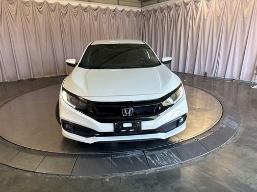 Platinum White Pearl 2021 Honda Civic Sport