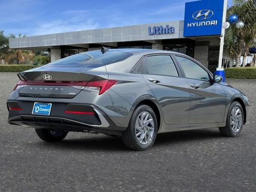 Amazon Gray 2026 Hyundai ELANTRA HEV Blue
