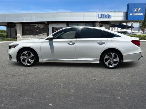 White 2018 Honda Accord EX-L