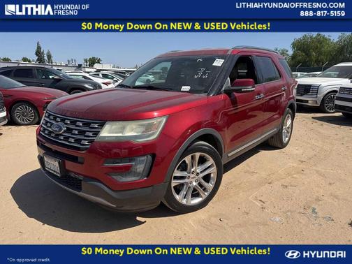 RUBY RED METALLIC TC 2016 Ford Explorer Limited