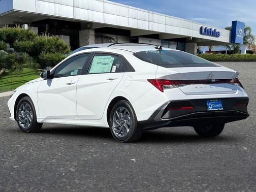 Serenity White 2025 Hyundai ELANTRA HEV Blue