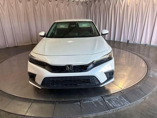 Platinum White Pearl 2024 Honda Civic LX