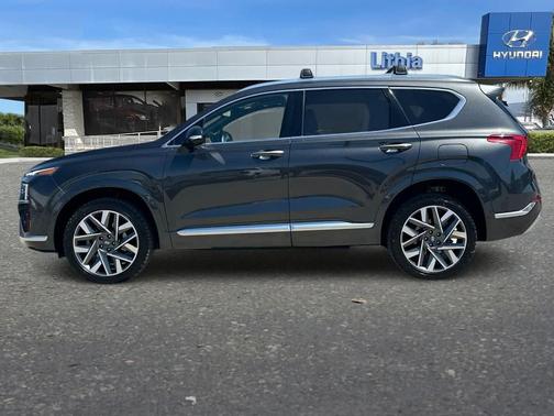 Portofino Gray 2022 Hyundai SANTA FE Calligraphy