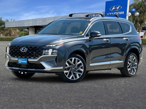 Portofino Gray 2022 Hyundai SANTA FE Calligraphy
