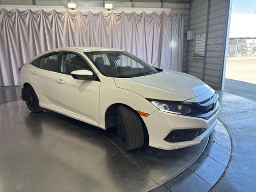 Platinum White Pearl 2021 Honda Civic Sport