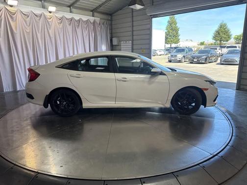 Platinum White Pearl 2021 Honda Civic Sport