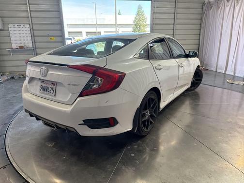 Platinum White Pearl 2021 Honda Civic Sport