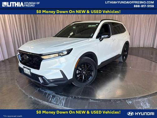 Platinum White Pearl 2024 Honda CR-V Hybrid Sport FWD