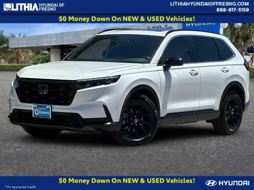 Platinum White Pearl 2024 Honda CR-V Hybrid Sport FWD