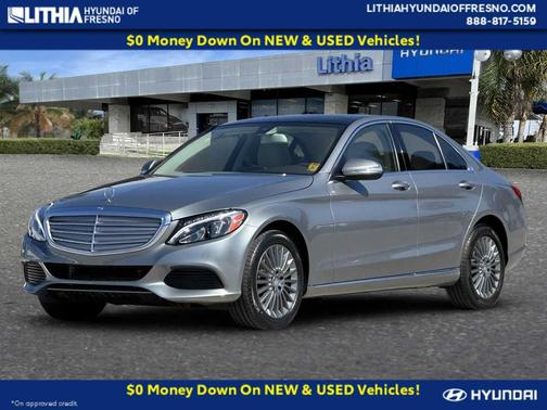 Palladium Silver 2015 Mercedes-Benz C-Class C 300 4MATIC Luxury