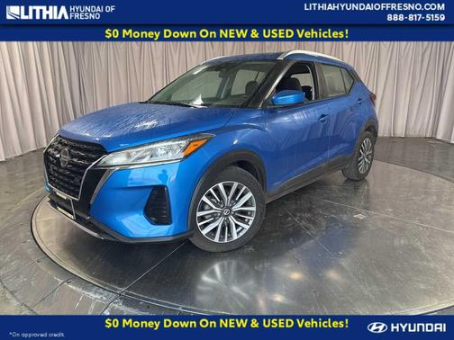 Electric Blue Metallic 2021 Nissan Kicks SV