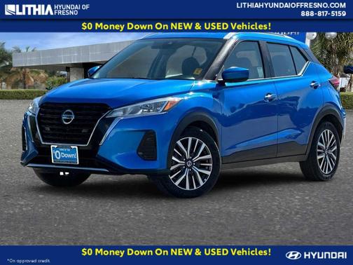 Electric Blue Metallic 2021 Nissan Kicks SV