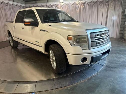 White Platinum Metallic Tri-Coat 2013 Ford F-150 Platinum