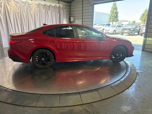 Supersonic Red 2025 Toyota Camry SE