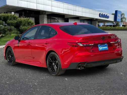 Supersonic Red 2025 Toyota Camry SE