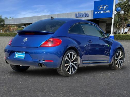 Blue 2012 Volkswagen Beetle Base