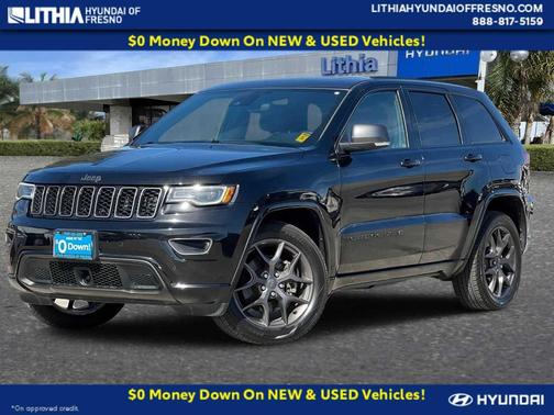 Diamond Black Crystal Pearlcoat 2021 Jeep Grand Cherokee 80th Anniversary