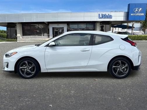 Chalk White 2019 Hyundai Veloster 2