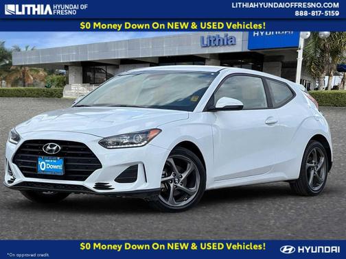 Chalk White 2019 Hyundai Veloster 2