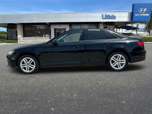 Black 2017 Audi A4 2.0T Premium