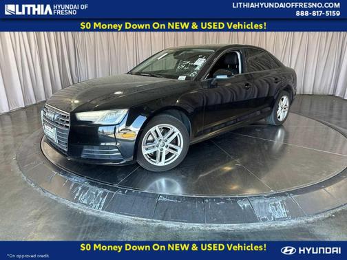Black 2017 Audi A4 2.0T Premium
