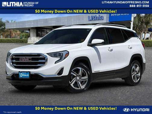 Summit White 2020 GMC Terrain SLT