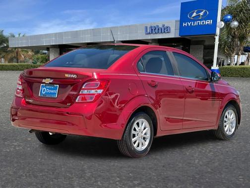 Cajun Red Tintcoat 2017 Chevrolet Sonic LT