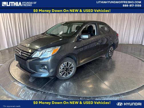 Graphite Gray Metallic 2024 Mitsubishi Mirage G4 ES